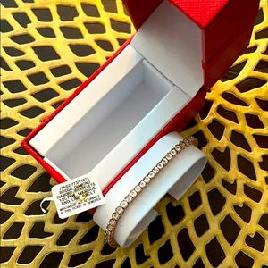 Rose gold diamond bracelet from Macy’s